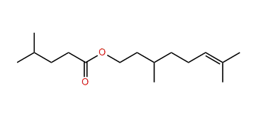 3,7-Dimethyl-6-octenyl-4-methylpentanoate